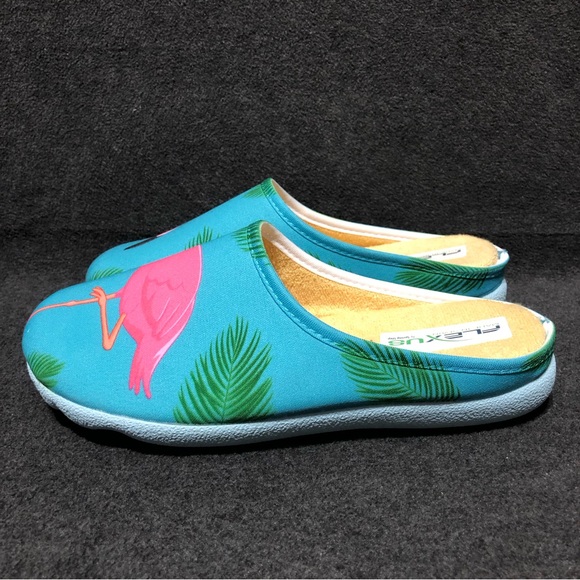 Flexus by Spring Step Womens Missbeaks Mules Slipper Flamingo Size 36 US 5.5-6 - Picture 3 of 9